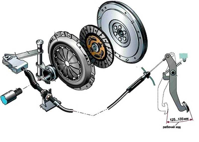 Сцепление автомобиля фото