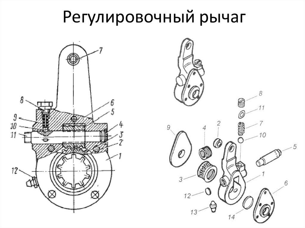 Регулировка тормозных трещеток камаз