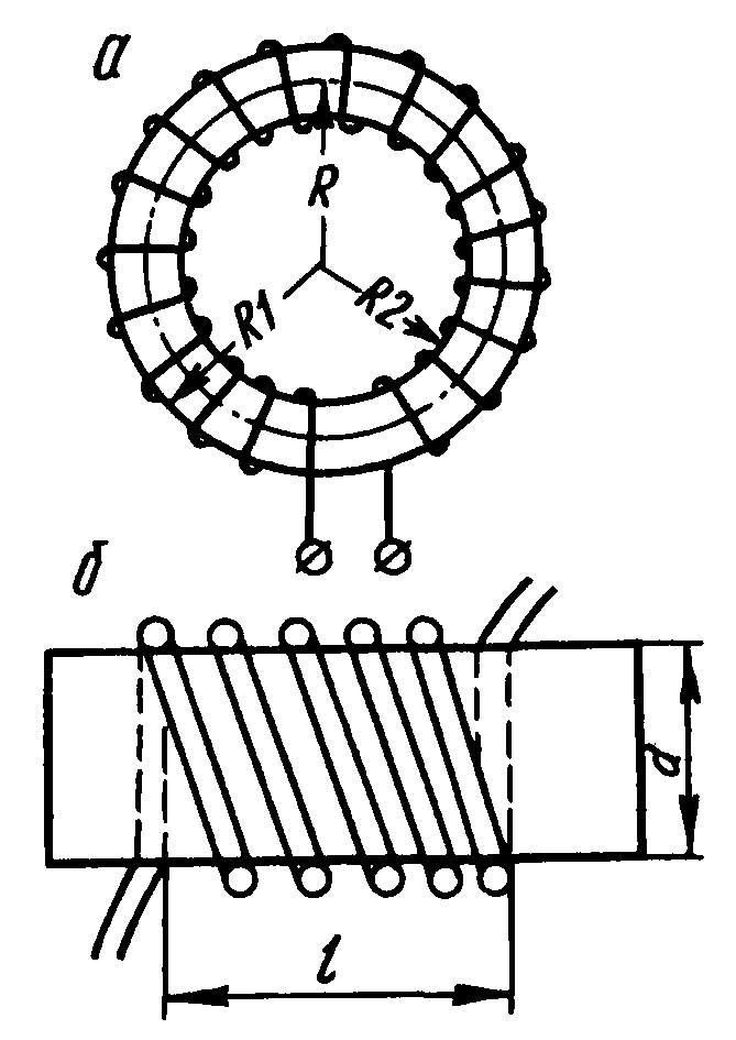 Катушка индуктивности рисунок. Цилиндрическая магнитная катушка 1300 витков. Магнитное поле кольцевой и цилиндрической катушек. Индуктивность тороидальной катушки схема. Катушек индуктивности тороидальная и цилиндрическая.