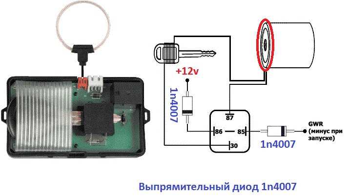 Схема обходчика иммобилайзера