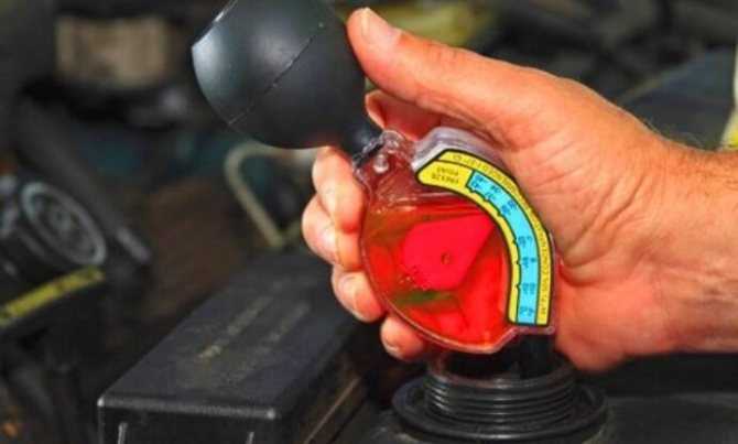 Проверка качества антифриза