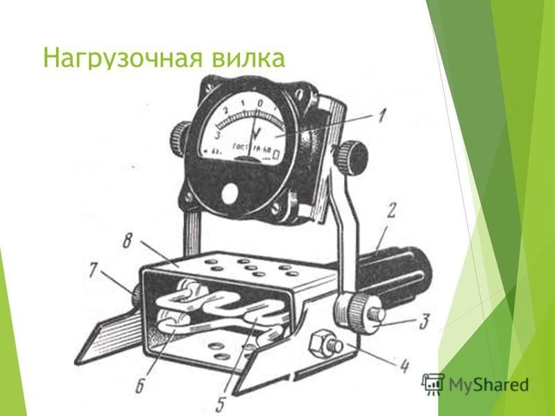 Проверка аккумулятора нагрузочной вилкой таблица