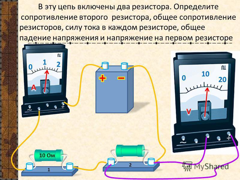 Схема силы тока