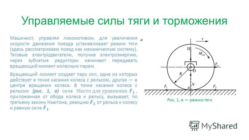 Тяговая сила автомобиля