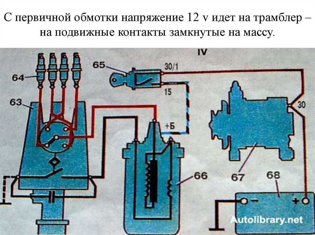 Катушка румкорфа схема