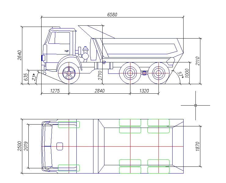 Габаритные размеры камаз 43118