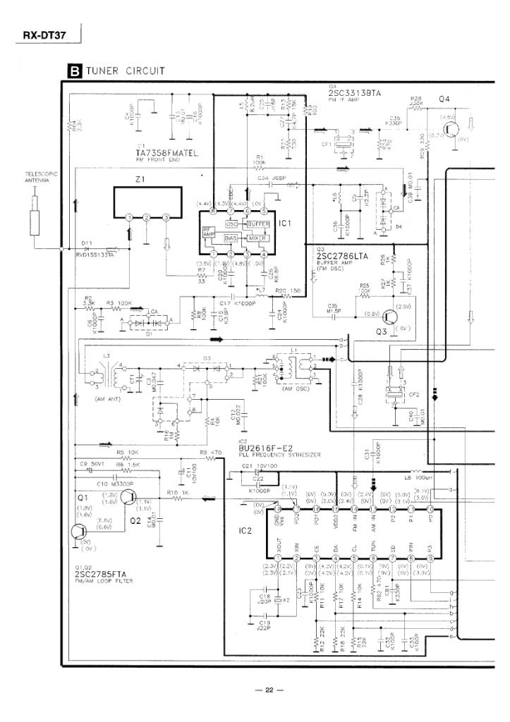 Схема panasonic rx ft510