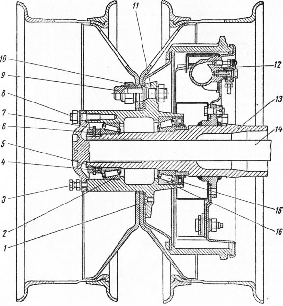 Устройство ступицы колеса. Ступица переднего колеса ЗИЛ 130 чертеж. Ступица заднего моста ГАЗ 53 чертеж. Ступица ГАЗ 66 задняя чертеж. Ступица заднего колеса ГАЗ 66 чертеж.