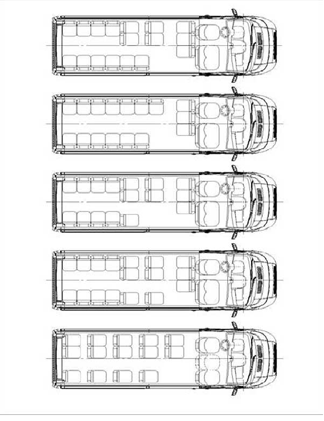 Схема мест в автобусе скс авто