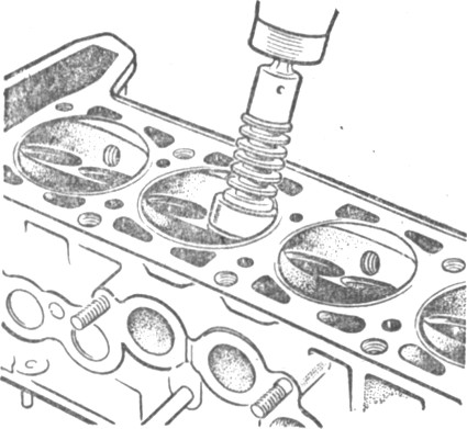Как шарошить седла клапанов
