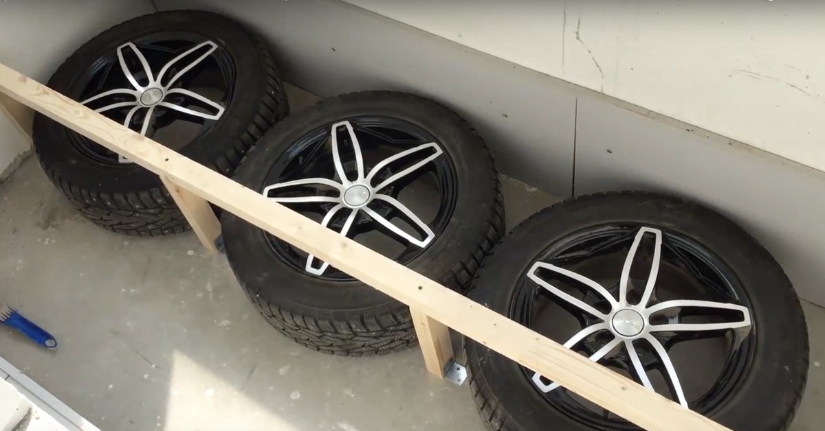 Как надо хранить колеса на дисках: Как правильно хранить шины на дисках .