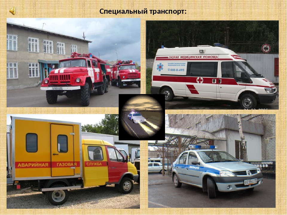 Фото спецтранспорта для детей