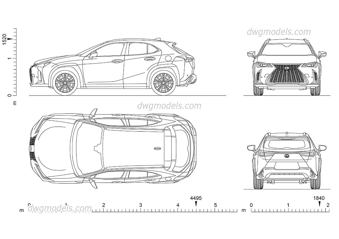 Lexus nx габаритные размеры