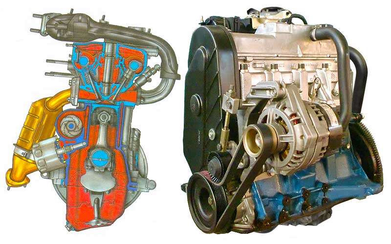 Размеры маховиков двигателей ваз
