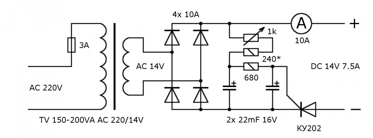 Схемы советских зарядных устройств для автомобильных аккумуляторов