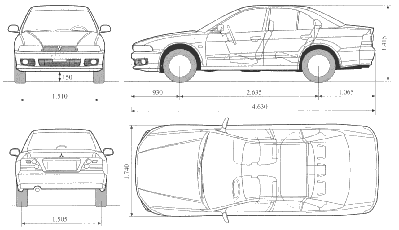 Автомобильный габарит по ширине