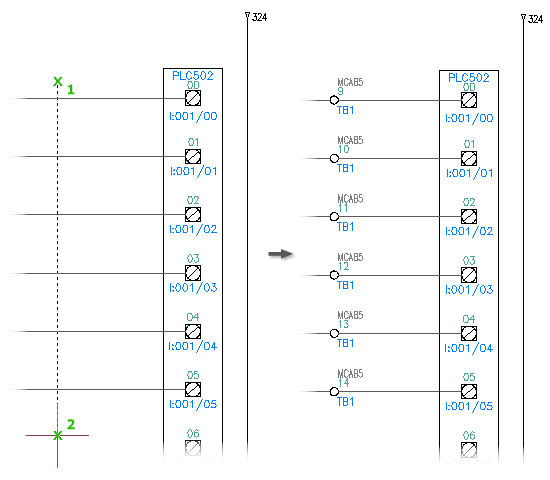 Клеммник на схеме