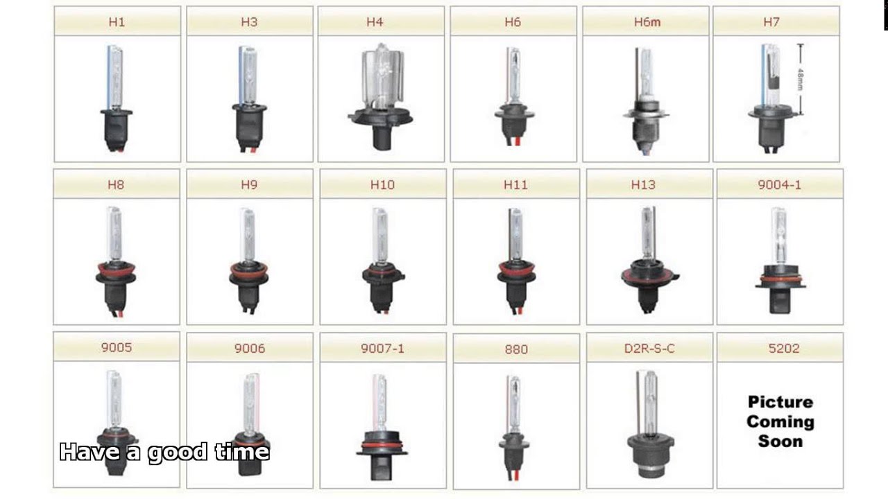 Виды цоколей автомобильных ламп