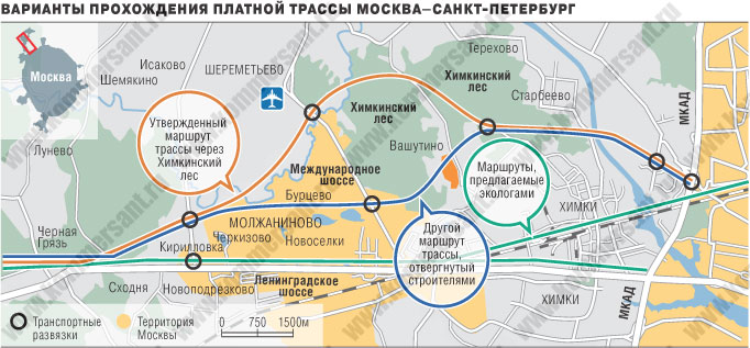 Вело 1 москва петербург схема