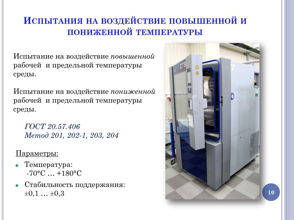 Испытание образцов проводится