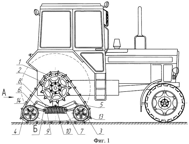 Гусеничный трактор схема