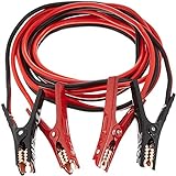 AmazonBasics Jumper Cable for Car Battery, 4 Gauge, 20 Foot