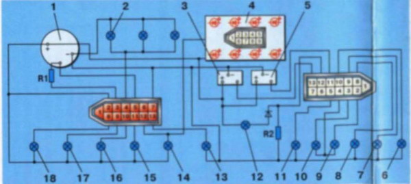 Схема приборной панели ваз 2115: Распиновка разъемов приборных панелей ...