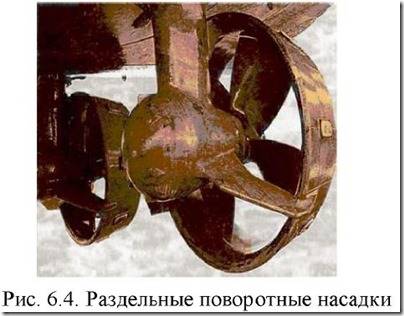 раздельные поворотные насадки