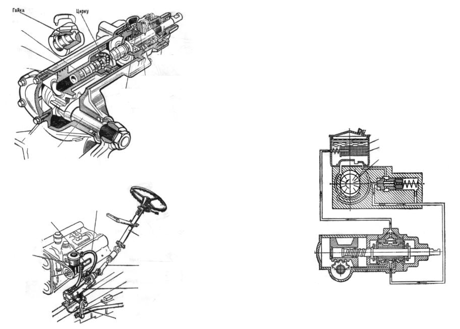 Рулевое управление зил 130 схема