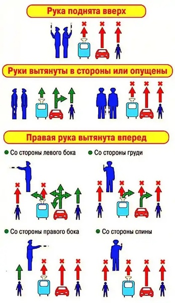 Учить регулировщика в картинках с пояснениями