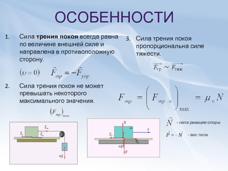 Коэффициент трения скольжения физика