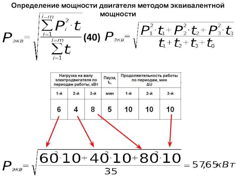 Номинальный момент двигателя формула