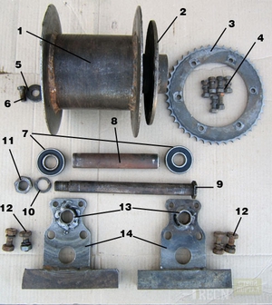Самодельная лебедка 