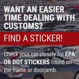 Check your card for EPA or DOT stickers