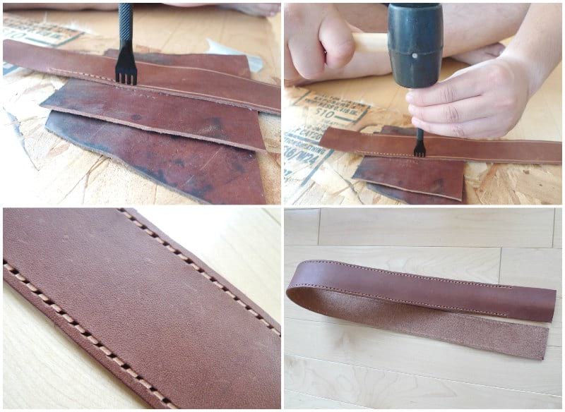 How to Sew Leather Handles for Crochet and Knit Purses