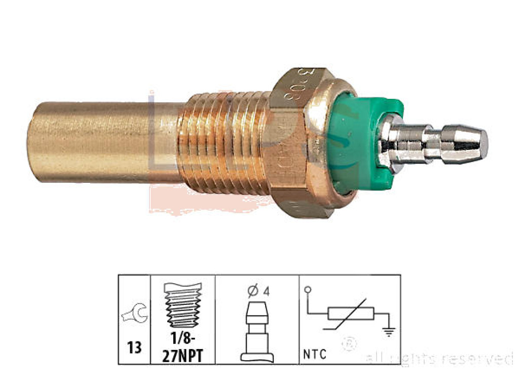 Датчик температуры t811 2м