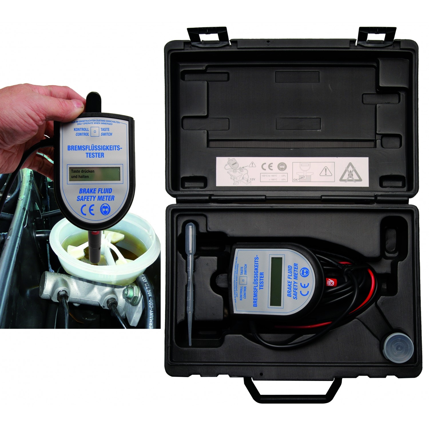  для измерения тормозной жидкости в автомобиле: Тестер тормозной .