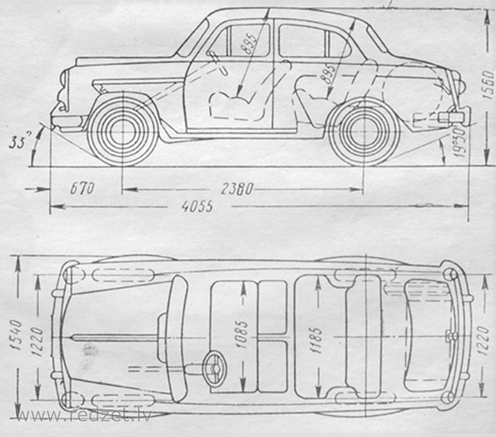 Зим чертеж. Москвич-407/403 чертеж. Москвич 407 габариты. Москвич 407 чертеж. Москвич 407 Габаритные Размеры.
