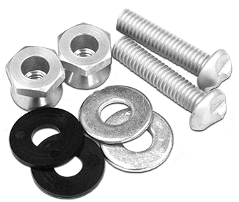 Tamperproof Set (2-bolts, 2-nuts, 4-washers)